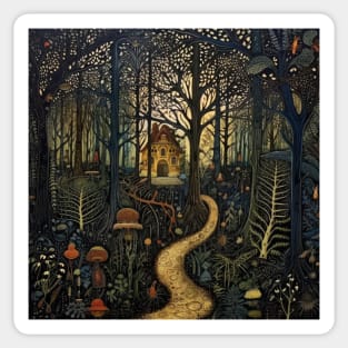 Fairytale Cottage in the Enchanted Forest Sticker